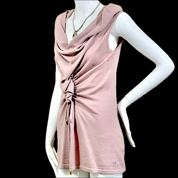 ๐ท๏ธ NWT Escada Light Litchi Cashmere Top - Picture 4 of 10